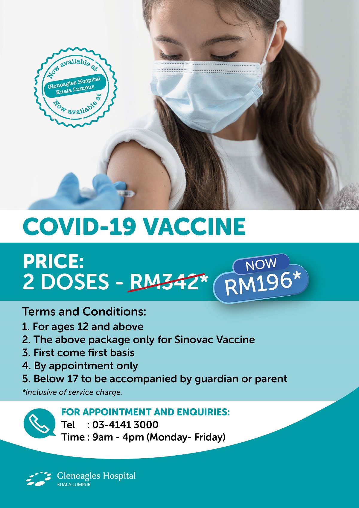 Covid vaccine hospital pantai [ UPDATED